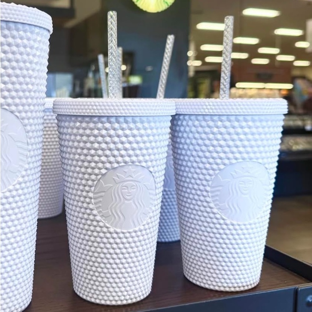 Starbucks White Tumbler - Picture 3 of 6